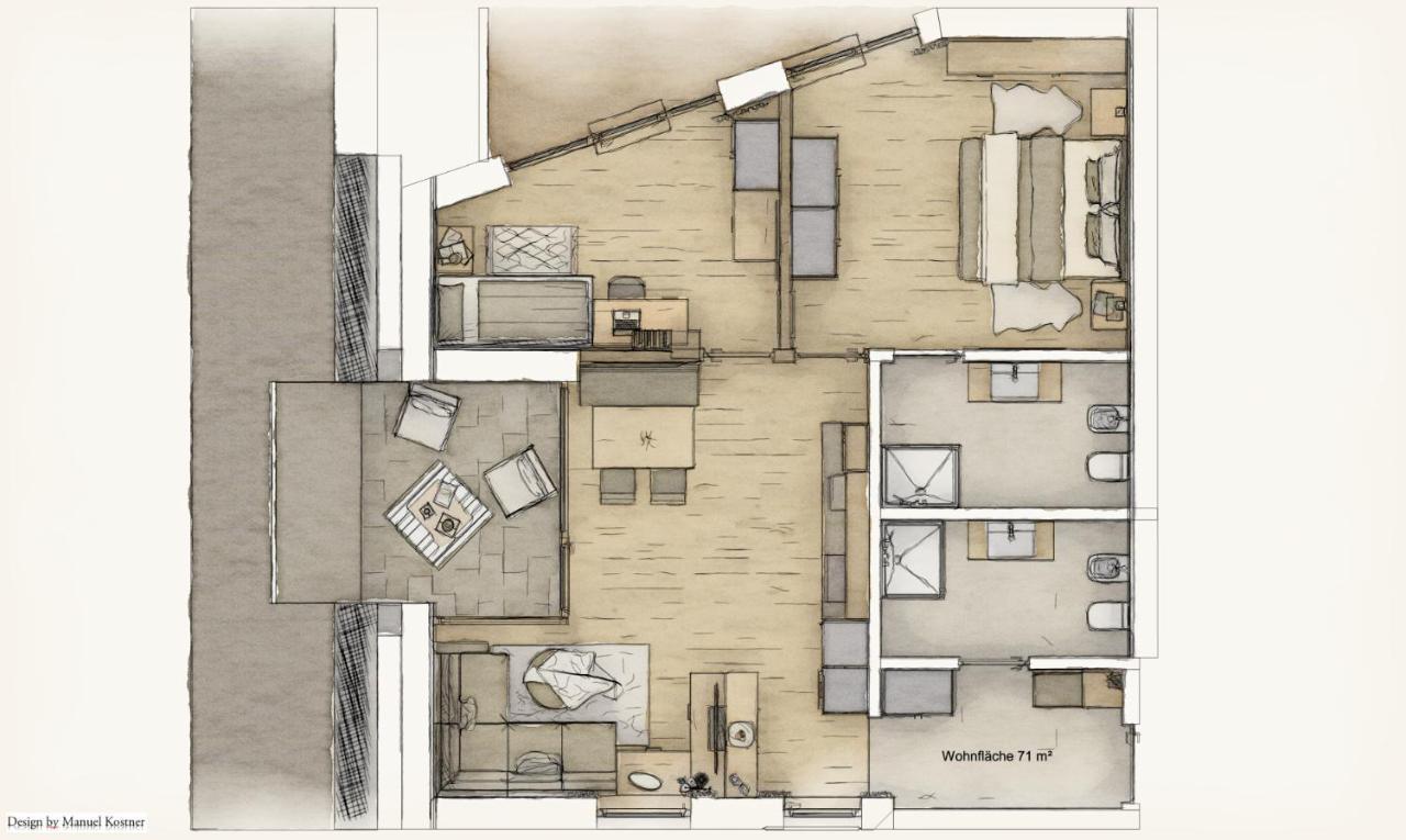 Appartements Pedescin Ortisei Ngoại thất bức ảnh